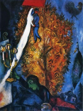 The tree of life contemporary Marc Chagall Oil Paintings